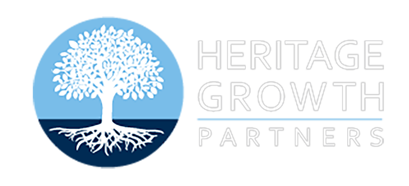 heritage growth partners 10 year anniversary logo